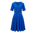 Trussardi Jeans Blue Poliestere Women Dress