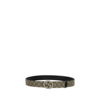 Gucci Brown Cotton Regular Belt