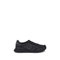 Dolce & Gabbana Black Fabric Athletic Sneakers