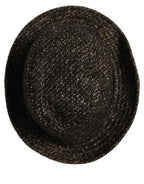 Dolce & Gabbana Gray Melange Blended Textured Tweed Capello Hat Dolce & Gabbana