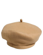 Dolce & Gabbana Beige Wool French Style Beret Capello Hat Dolce & Gabbana