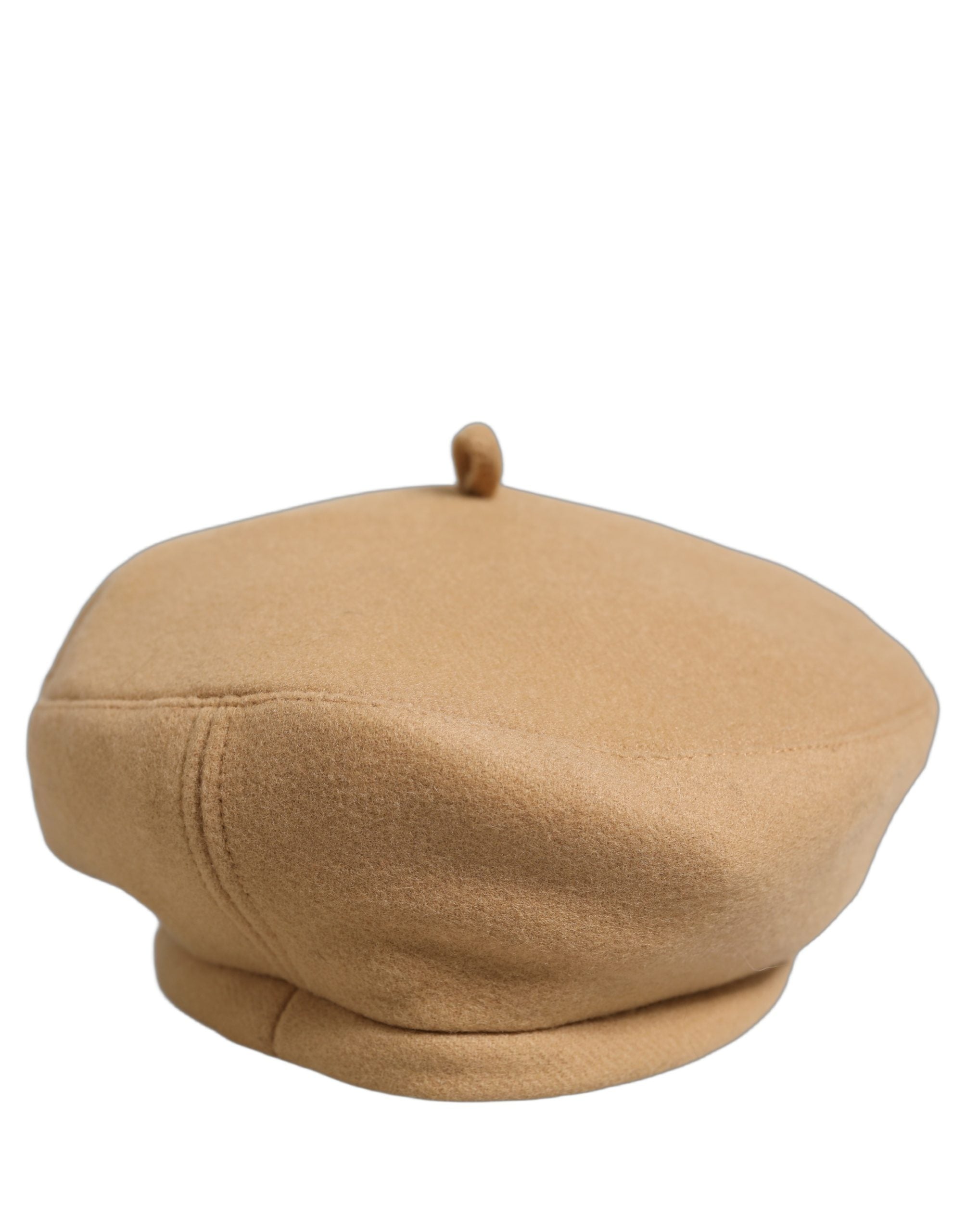 Dolce & Gabbana Beige Wool French Style Beret Capello Hat Dolce & Gabbana