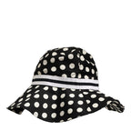 Dolce & Gabbana Black White Polka Dot Cotton Bucket Capello Hat Dolce & Gabbana