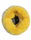Dolce & Gabbana Yellow Fox Fur Womens Bucket Capello Hat Dolce & Gabbana