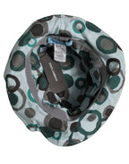 Dolce & Gabbana Teal Cotton Big Polka Dot Pattern Bucket Hat Dolce & Gabbana