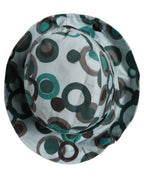 Dolce & Gabbana Teal Cotton Big Polka Dot Pattern Bucket Hat Dolce & Gabbana