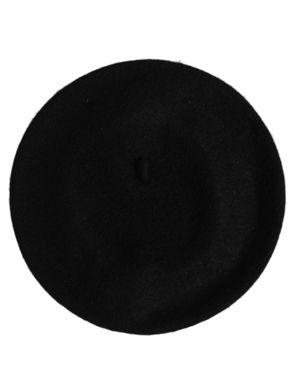 Dolce & Gabbana Black Wool French Style Beret Capello Hat Dolce & Gabbana