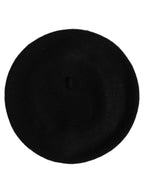 Dolce & Gabbana Black Wool French Style Beret Capello Hat Dolce & Gabbana