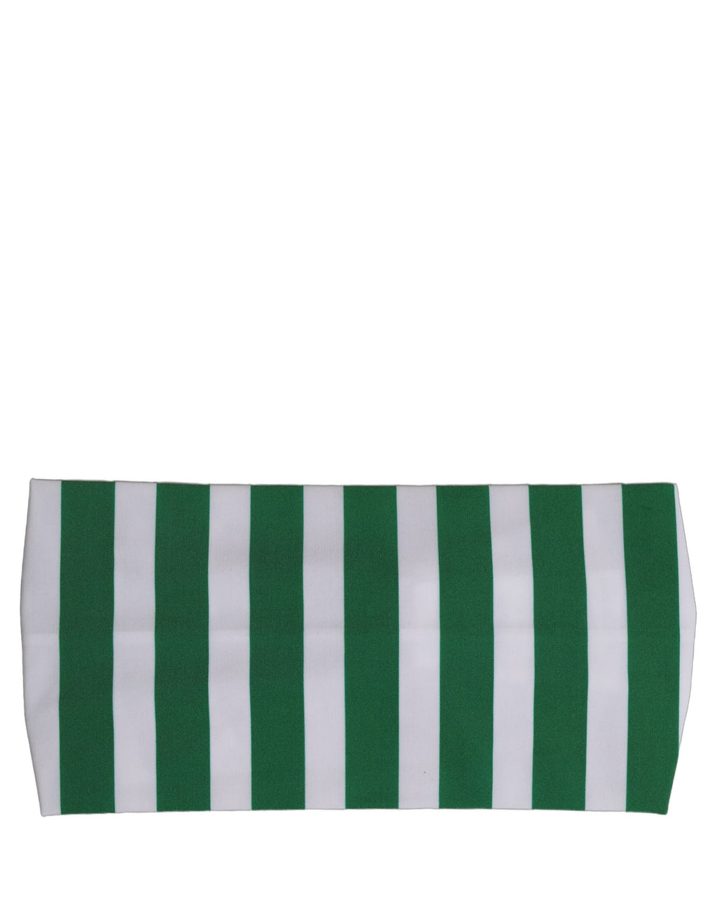 Dolce & Gabbana Green White Stripes Nylon Head Wrap One Size Headband Dolce & Gabbana