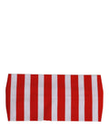 Dolce & Gabbana red and white striped nylon head wrap, one size headband with stylish design and comfortable fit.