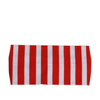 Dolce & Gabbana Red White Stripes Nylon Head Wrap One Size Headband Dolce & Gabbana