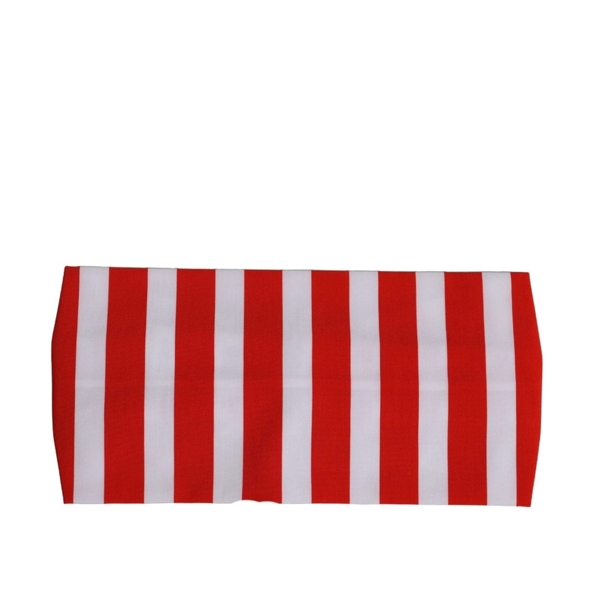 Dolce & Gabbana Red White Stripes Nylon Head Wrap One Size Headband Dolce & Gabbana