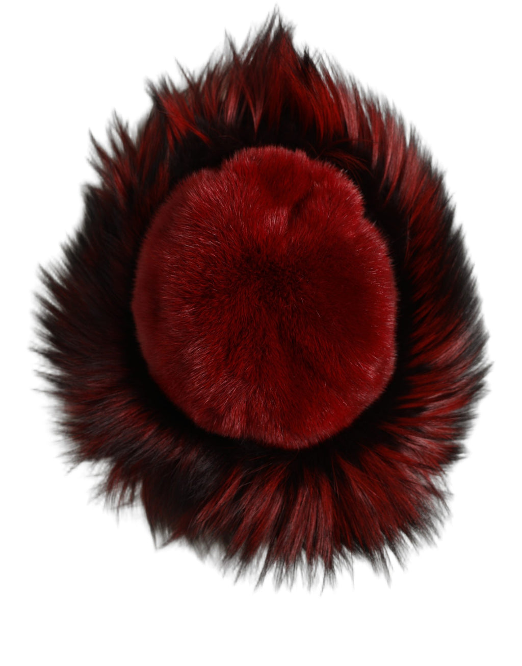 Dolce & Gabbana Red Fox Mink Fur Womens Bucket Capello Hat Dolce & Gabbana