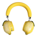 Dolce & Gabbana Yellow Vibrant Lemon Leather Headset Headphones Dolce & Gabbana