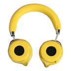 Dolce & Gabbana Yellow Vibrant Lemon Leather Headset Headphones Dolce & Gabbana