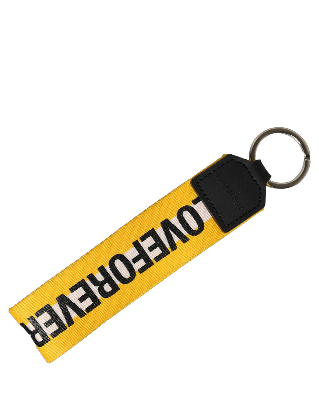 Dolce & Gabbana Multicolor Logo Polyester Brass Holder Keychain Keyring Dolce & Gabbana