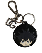 Dolce & Gabbana Black Fushiguro Megumi Charm Metal Keychain Keyring Dolce & Gabbana