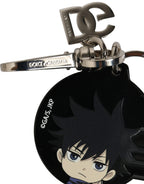 Dolce & Gabbana Black Fushiguro Megumi Charm Metal Keychain Keyring Dolce & Gabbana