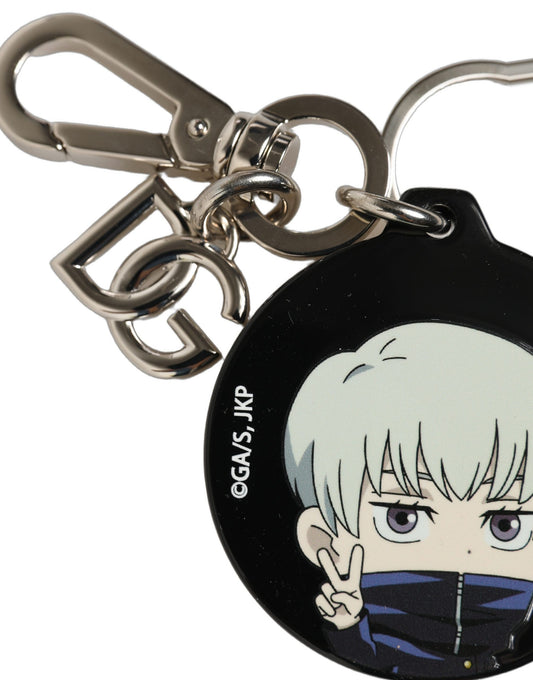 Dolce & Gabbana Black Kaisen Toge Inumaki Charm Metal Keychain Keyring Dolce & Gabbana