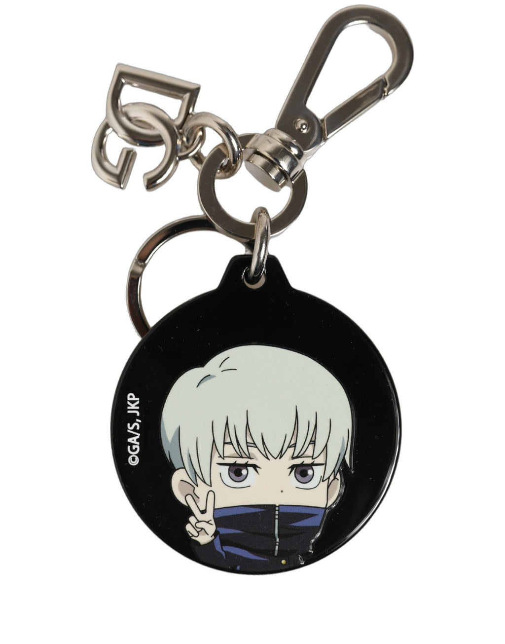 Dolce & Gabbana Black Kaisen Toge Inumaki Charm Metal Keychain Keyring Dolce & Gabbana