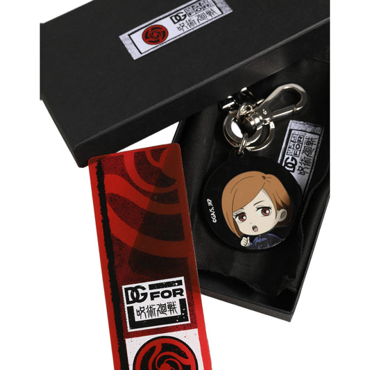 Dolce & Gabbana Black Kaisen Nobara Kugisaki Charm Metal Keychain Keyring Dolce & Gabbana