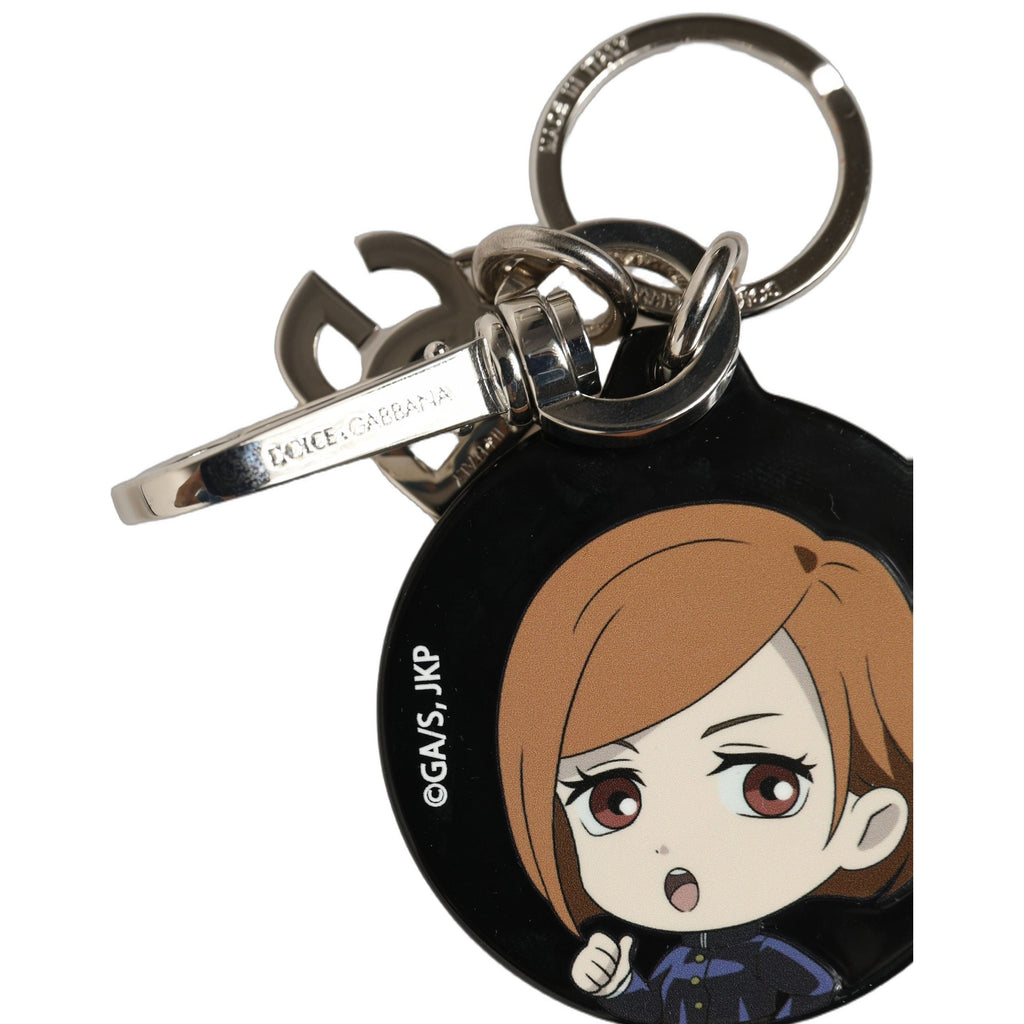 Dolce & Gabbana Black Kaisen Nobara Kugisaki Charm Metal Keychain Keyring Dolce & Gabbana
