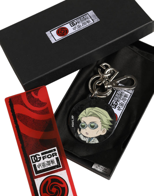 Dolce & Gabbana Black Kaisen Kento Nanami Charm Metal Keychain Keyring Dolce & Gabbana