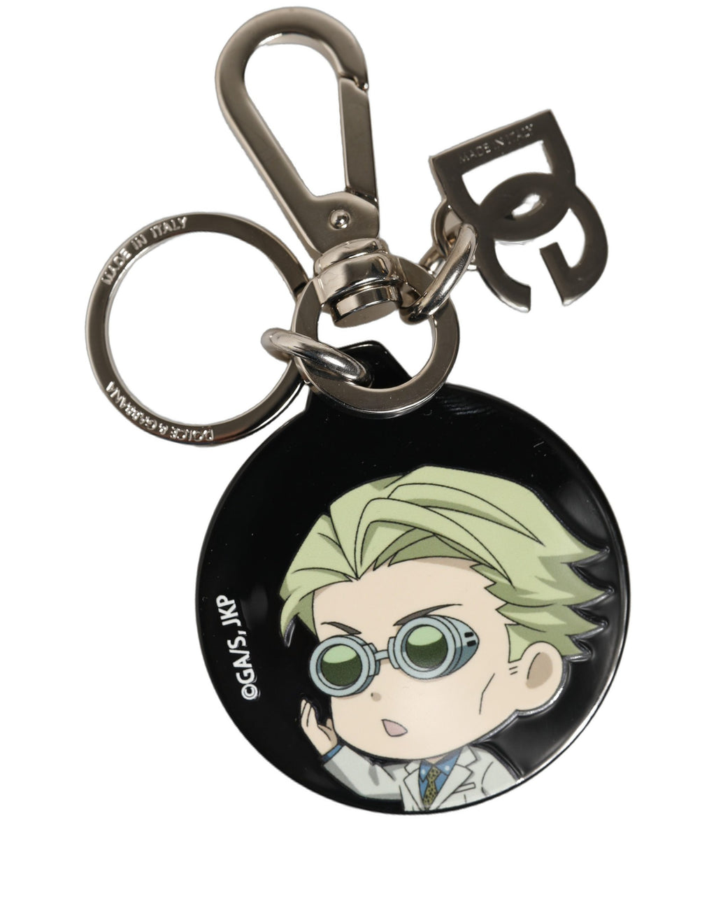 Dolce & Gabbana Black Kaisen Kento Nanami Charm Metal Keychain Keyring Dolce & Gabbana