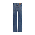 Off-White Blue Cotton Straight-Leg Jeans Off-White