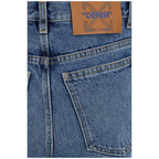Off-White Blue Cotton Straight-Leg Jeans Off-White