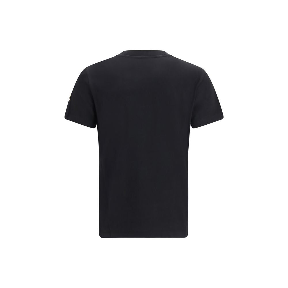 Moncler Black Cotton T-Shirt Moncler
