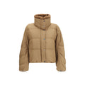 Brunello Cucinelli Beige Goose Down Full-Length Jacket Brunello Cucinelli