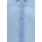 The Latest Blue Wool Oves Aries Dress Shirt