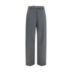 The Latest Gray Polyester Dress Pants