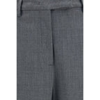 The Latest Gray Polyester Dress Pants