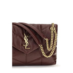 Saint Laurent Bordeaux Lamb Leather Shoulder Bag Saint Laurent