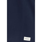 Saint Laurent Blue Cotton T-Shirt Saint Laurent