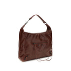 Balenciaga Bordeaux Lamb Ovis Aries Aries Shoulder Bag Balenciaga