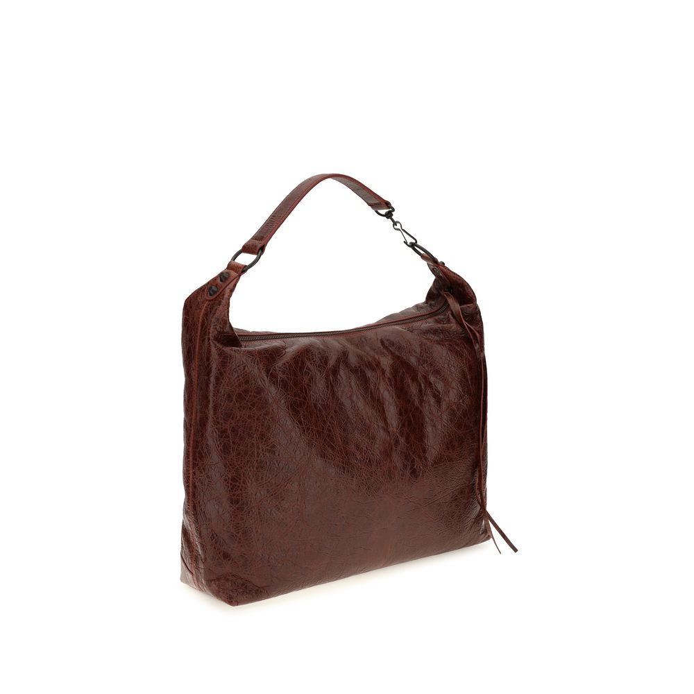 Balenciaga Bordeaux Lamb Ovis Aries Aries Shoulder Bag Balenciaga