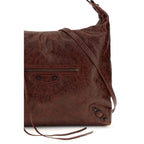 Balenciaga Bordeaux Lamb Ovis Aries Aries Shoulder Bag Balenciaga