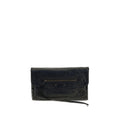 Balenciaga Black Lamb Ovis Aries Aries Clutch Bag Balenciaga