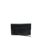 Balenciaga Black Lamb Ovis Aries Aries Clutch Bag Balenciaga