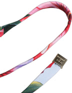 Dolce & Gabbana Multicolor Floral Triangle Beachwear Bikini Top Dolce & Gabbana