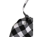Dolce & Gabbana Black White Checkered Halter Beachwear Bikini Top Dolce & Gabbana