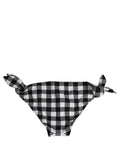 Dolce & Gabbana Black White Checkered Beachwear Bikini Bottom Dolce & Gabbana