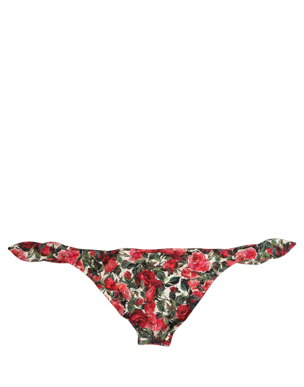 Dolce & Gabbana Multicolor Floral Print Beachwear Bikini Bottom Dolce & Gabbana