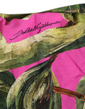 Dolce & Gabbana Fuchsia Pink Fig Print Beachwear Bikini Bottom Dolce & Gabbana