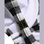Dolce & Gabbana Black White Gingham Check Beachwear Bikini Top Dolce & Gabbana