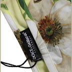 Dolce & Gabbana Yellow Floral Print Nylon Beachwear Bikini Bottom Dolce & Gabbana