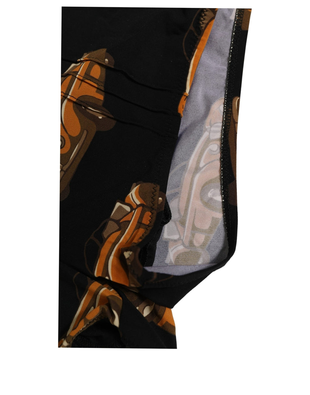 Dolce & Gabbana Black Car Print Swim Trunk Beachwear Swimwear Dolce & Gabbana